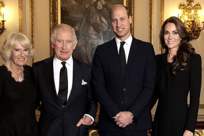 Queen Camilla, King Charles, Prince William and Princess Kate