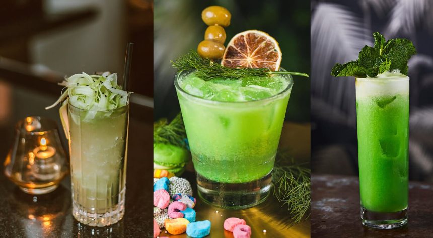 3 Green Cocktail Recipes for St Patrick’s Day