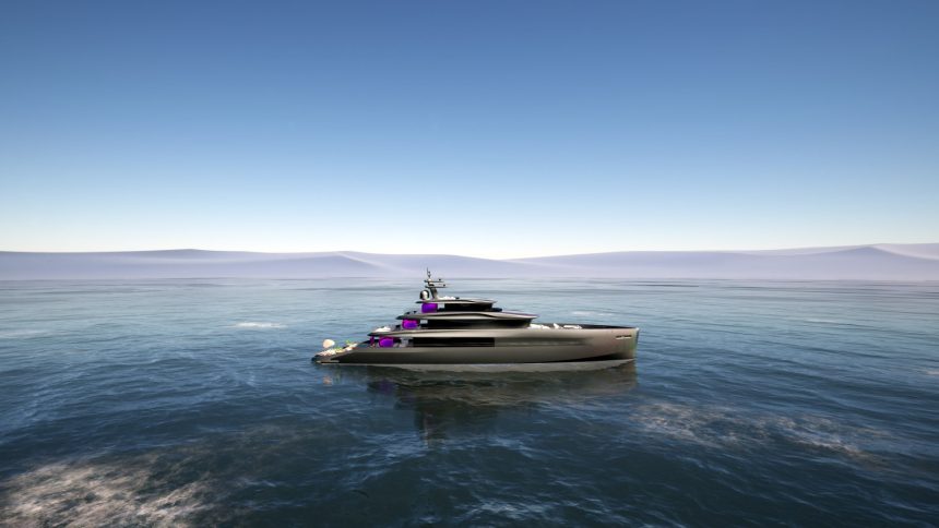 59 Meter Superyacht Concept aStøne is a Riot of Colors