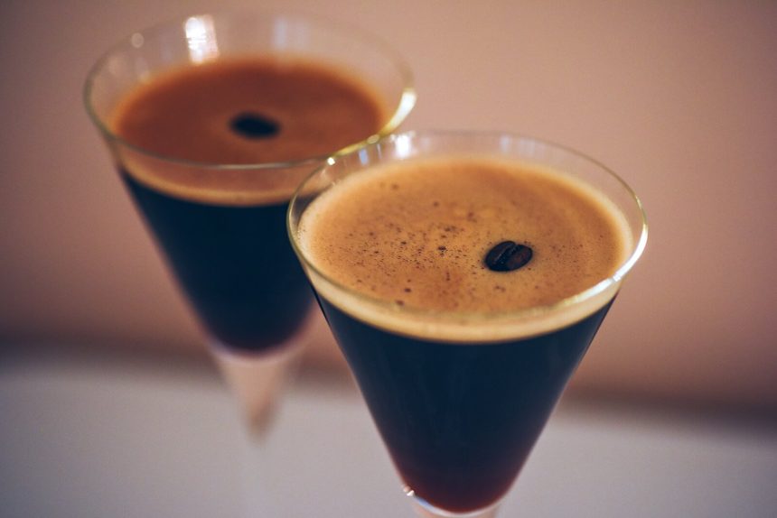 A Vodka Espresso Martini 