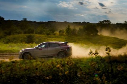 Ford set up a secret course in its backyard to fine-tune the new Mustang Mach-E Rally