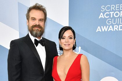 Lily Allen and David Harbour