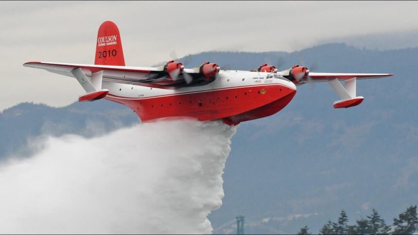 The World’s Largest Flying Boat, a 77-Year Old Water Bomber is up for Sale