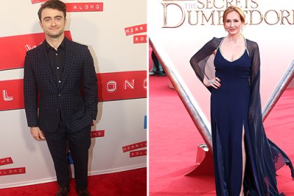 Daniel Radcliffe and J.K. Rowling