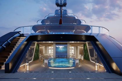 Oceanco unveils its sleek, new Silver Ocean Superyacht by Enrico Gobbi