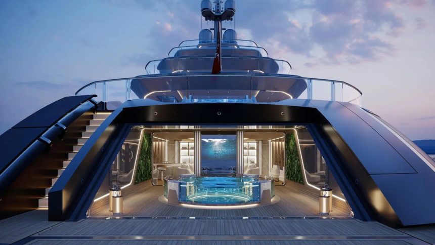 Oceanco unveils its sleek, new Silver Ocean Superyacht by Enrico Gobbi