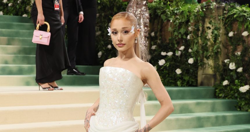 Ariana Grande attends The 2024 Met Gala