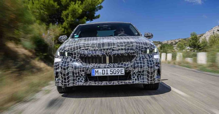 BMW teases home stretch of i5 sedan development ahead of world premiere