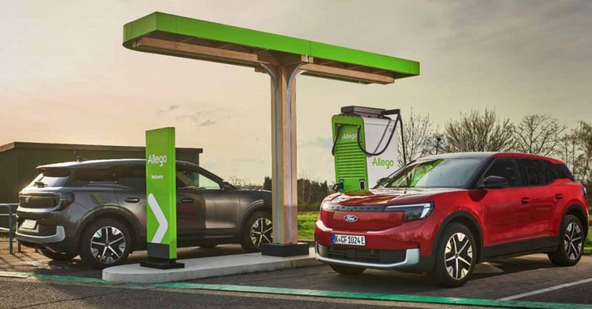 Ford partners with Allego to bring ultra-fast charging up to 400 kW to dealerships around Europe