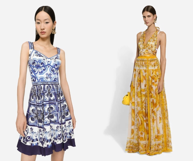 The Allure of Maiolica Print Dresses: Everything You Need to Know About These Exquisite Pieces of Clothing