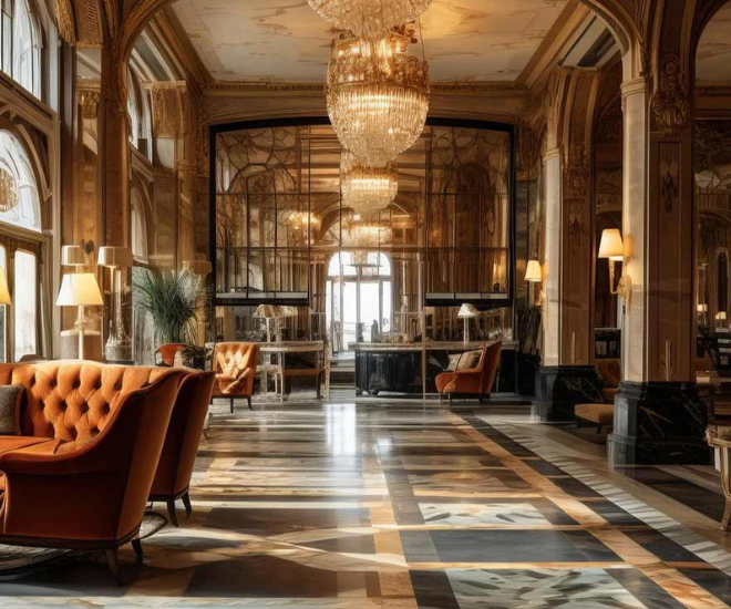 Elevating Hotel Elegance: The Top 2024 Trends in Lobby Lighting Design