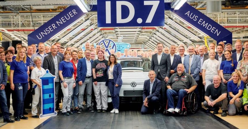 Volkswagen ID.7 electric car production begins, new flagship EV is coming