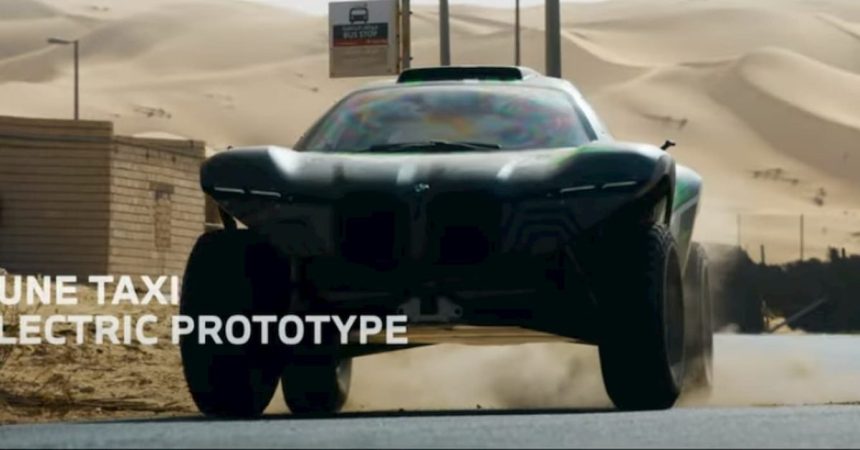 Watch BMW’s new ‘Mad Max’ electric Dune Taxi climb some of the tallest sand dunes known to man