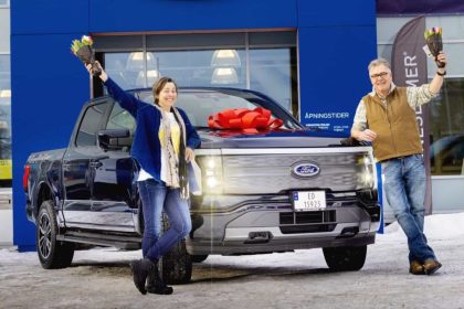 Ford officially hands over the first F-150 Lightning outside of North America