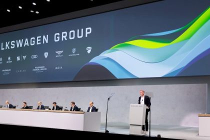 VW general meeting interrupted by activists, cake thrown over EV pace and China labor