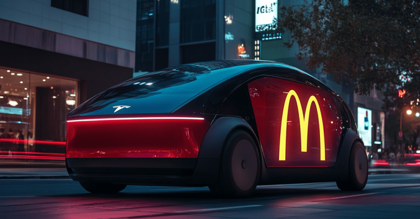 Tesla fans start rumor McDonald’s is going to partner with Tesla’s Cybercab