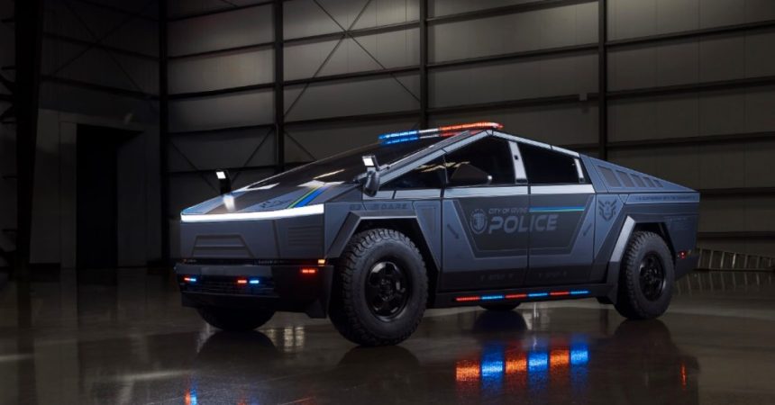 Irvine PD wants its new Tesla Cybertruck police vehicle to ‘start conversations’