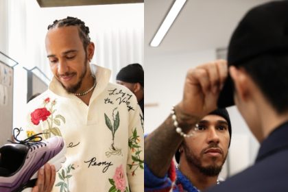 Lewis Hamilton Goes Off-Track with Dior Men