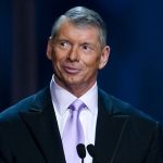 HOUSTON - APRIL 04:  WWE Chairman Vince McMahon inducts Stone Cold Steve Austin into the WWE Hall of Fame at the 25th Anniversary of WrestleMania's WWE Hall of Fame at the Toyota Center on April 4, 2009 in Houston, Texas.  (Photo by Bob Levey/WireImage)