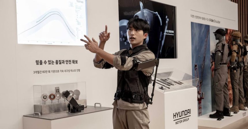 Hyundai channels its inner Iron Man with new wearable robot ‘X-ble Shoulder’ tech