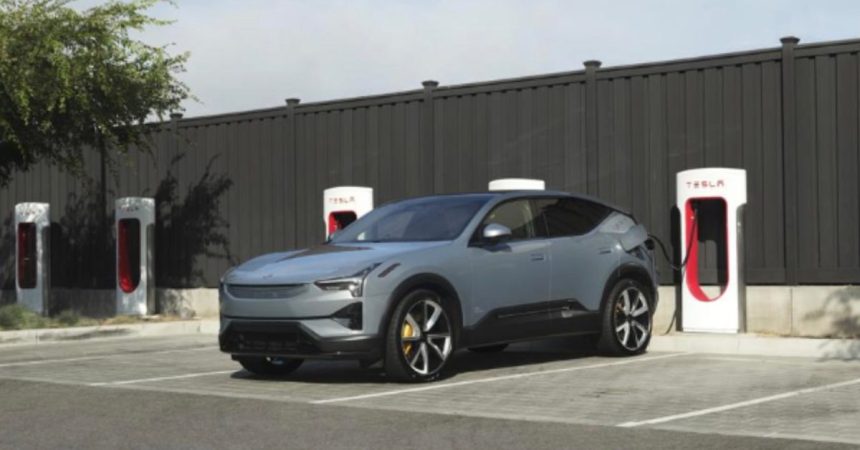 Polestar EVs are now able to use the Tesla Supercharger network