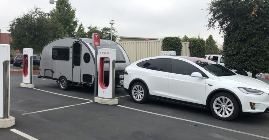 Tesla makes finding charging stations for people towing trailers easier